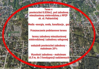 działka na sprzedaż - Łódź, Górna, Ruda Pabianicka