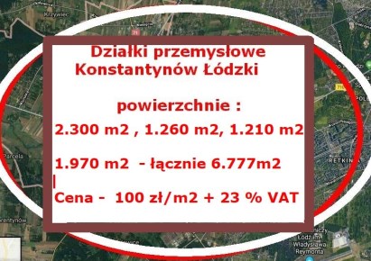 działka na sprzedaż - Konstantynów Łódzki